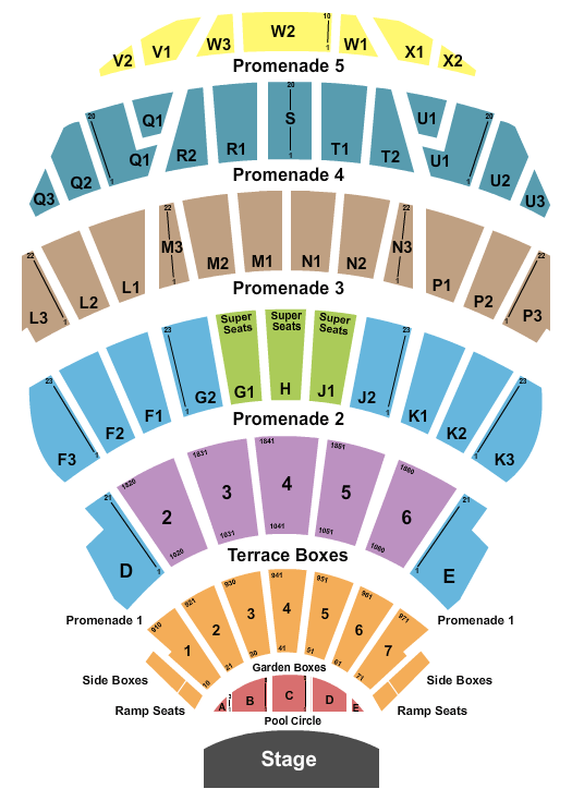 Hollywood Bowl Counting Crows Seating Chart